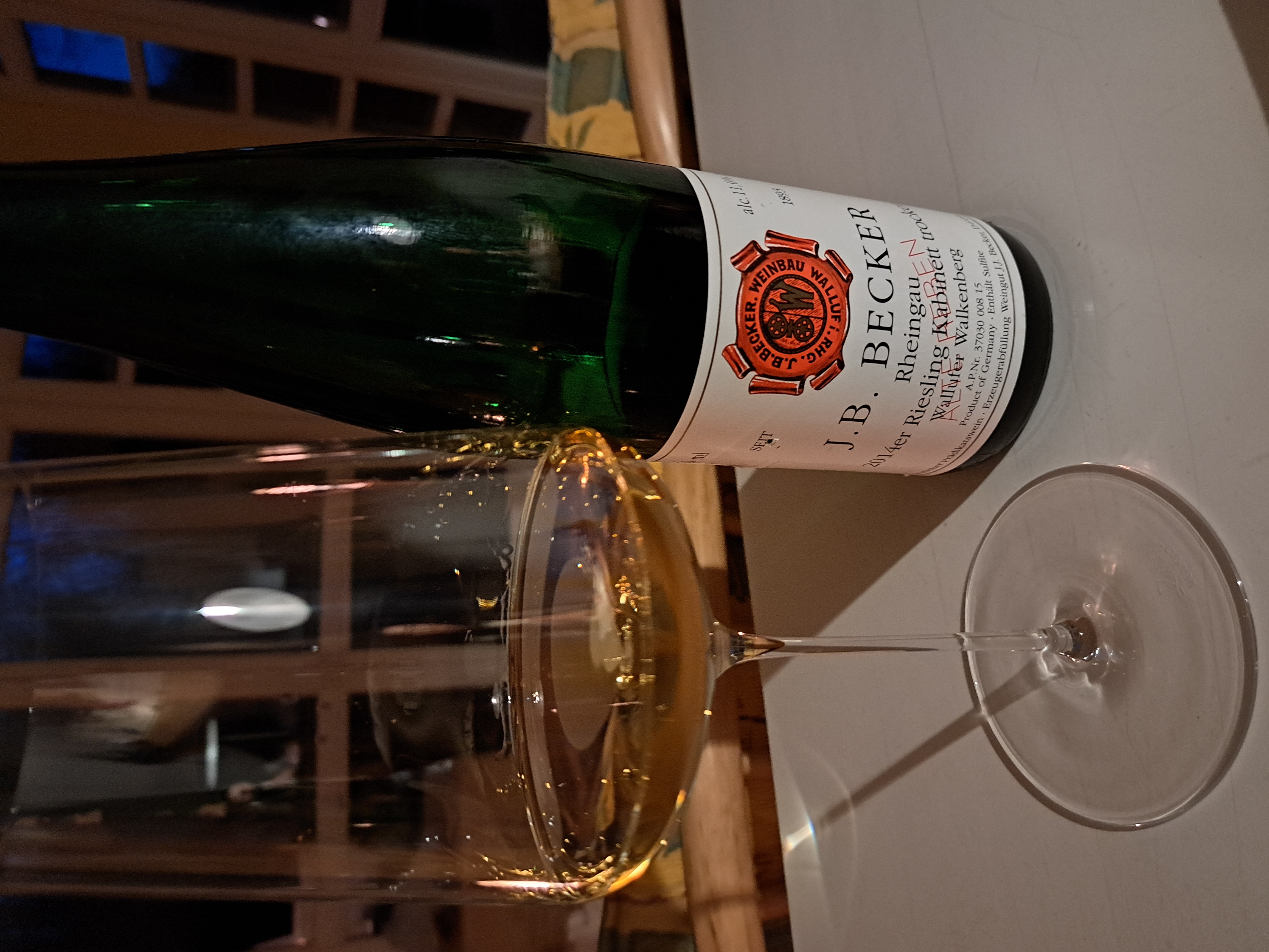 2014 J.B. Becker Wallufer Walkenberg Kabinett trocken Alte Reben